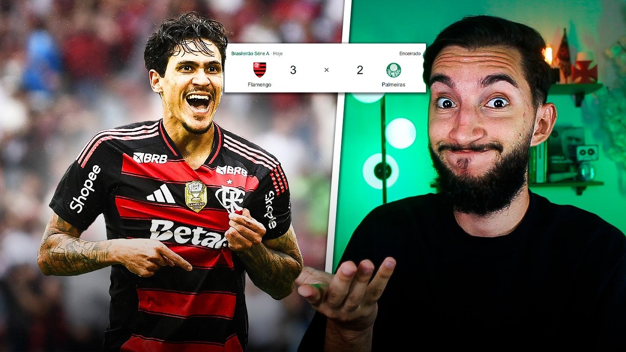 Flamengo 3 X 2 Palmeiras - PEDRO &Eacute; SELE&Ccedil;&Atilde;O BRASILEIRA?🇧🇷