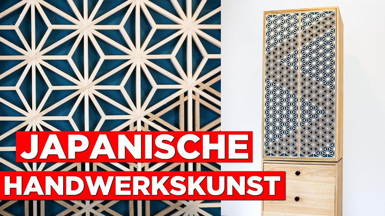 Japanische Fleißarbeit - Kumiko erklärt mit Fabian von Bauwoodworks