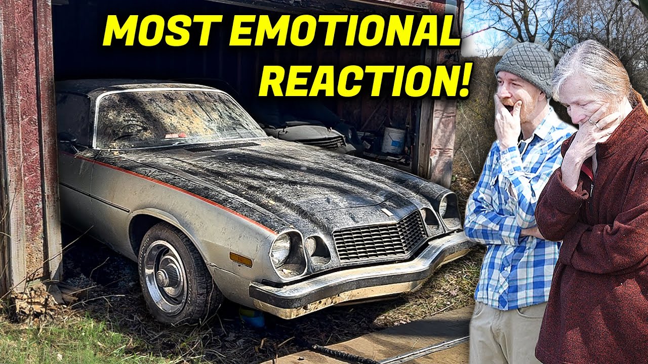 Family Sees Late Father's Camaro RS CLEANED For the First Time in 15 Years! | Best Reaction EVER