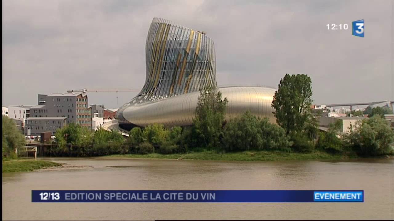 Inauguration de La Cité du Vin : Edition spéciale 12/13 France 3 Aquitaine