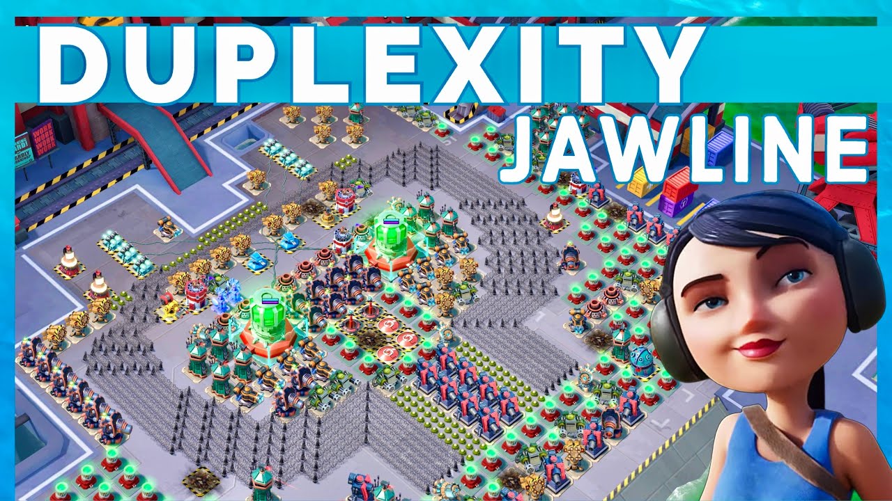 JAWLINE on DUPLEXITY in 3 attacks 😎 great TEAMWORK & HACKS // BOOM BEACH operation gameplay/strategy