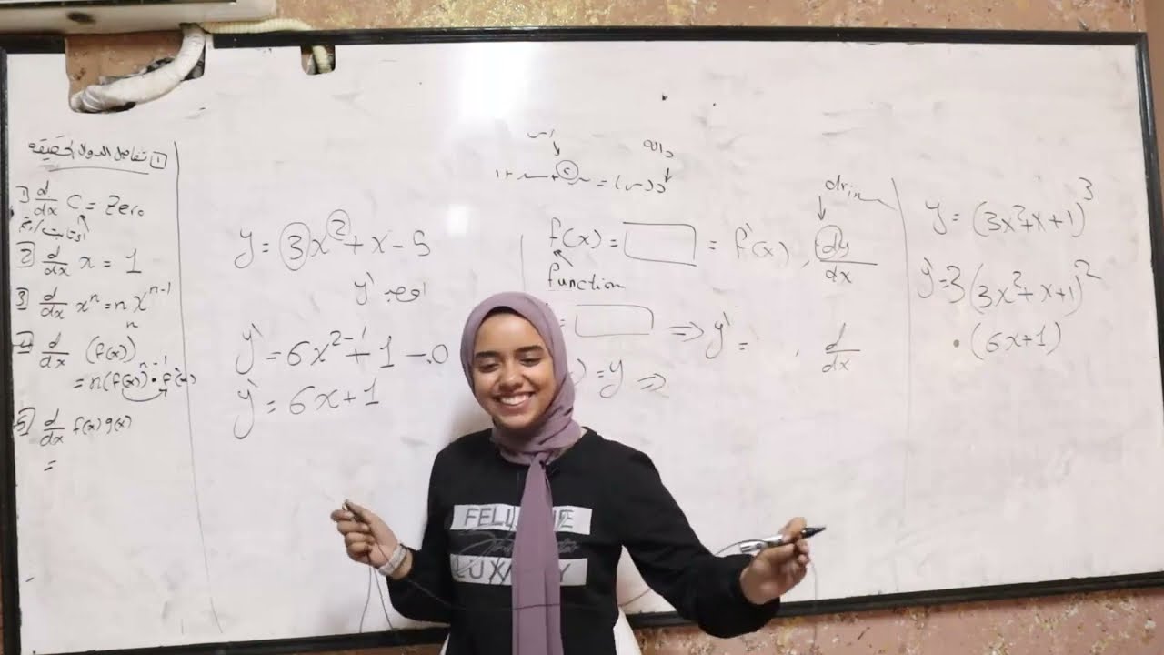 مراجعة|الاشتقاق|التفاضل|د.غادة ثروت 
