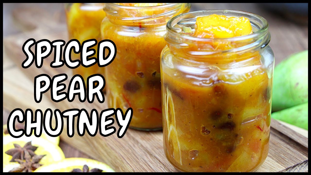 Try this Spiced Pear Chutney easy recipe