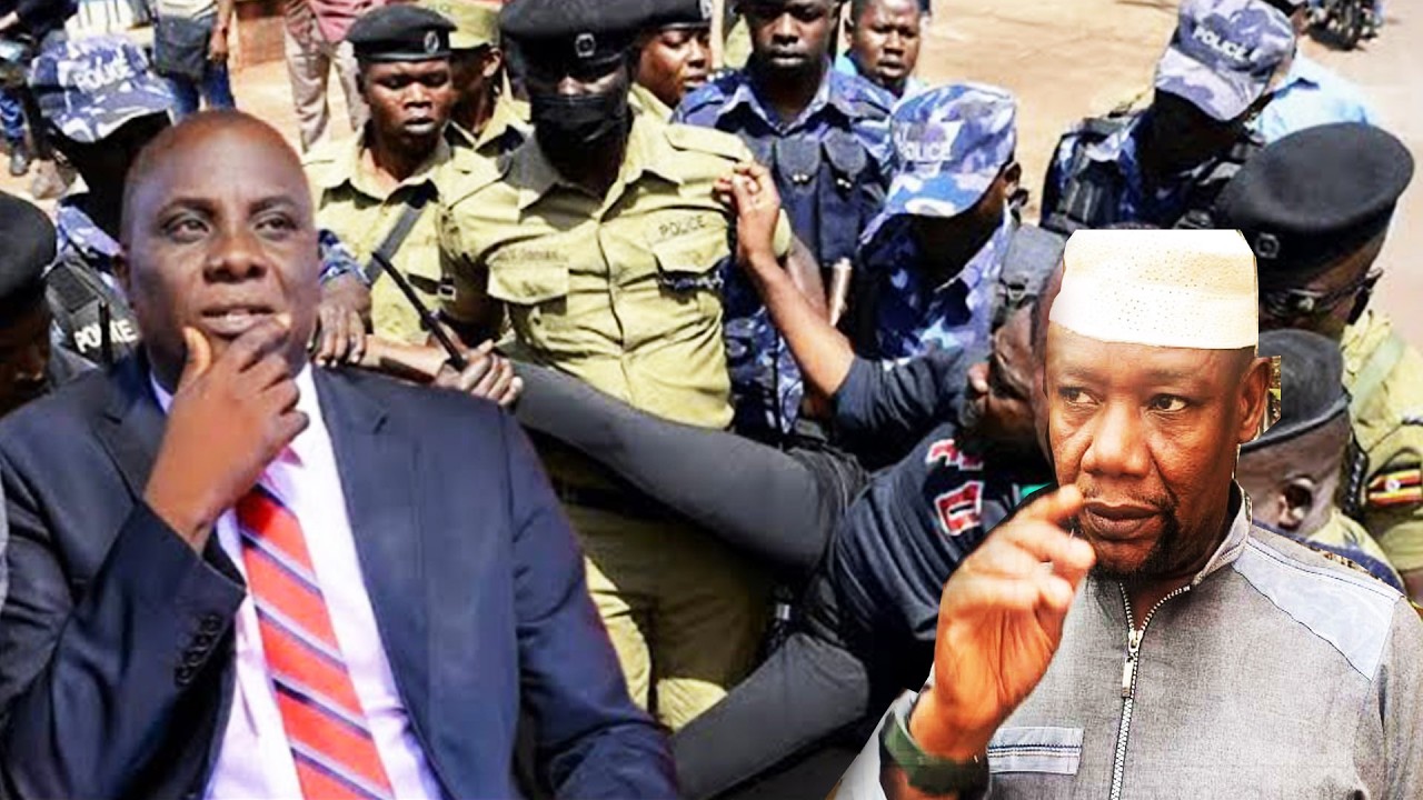 Ekiri e Butambala. Muwanga Kivumbi ne Haruna Mubiru sibilungi. Police ekakasiza.