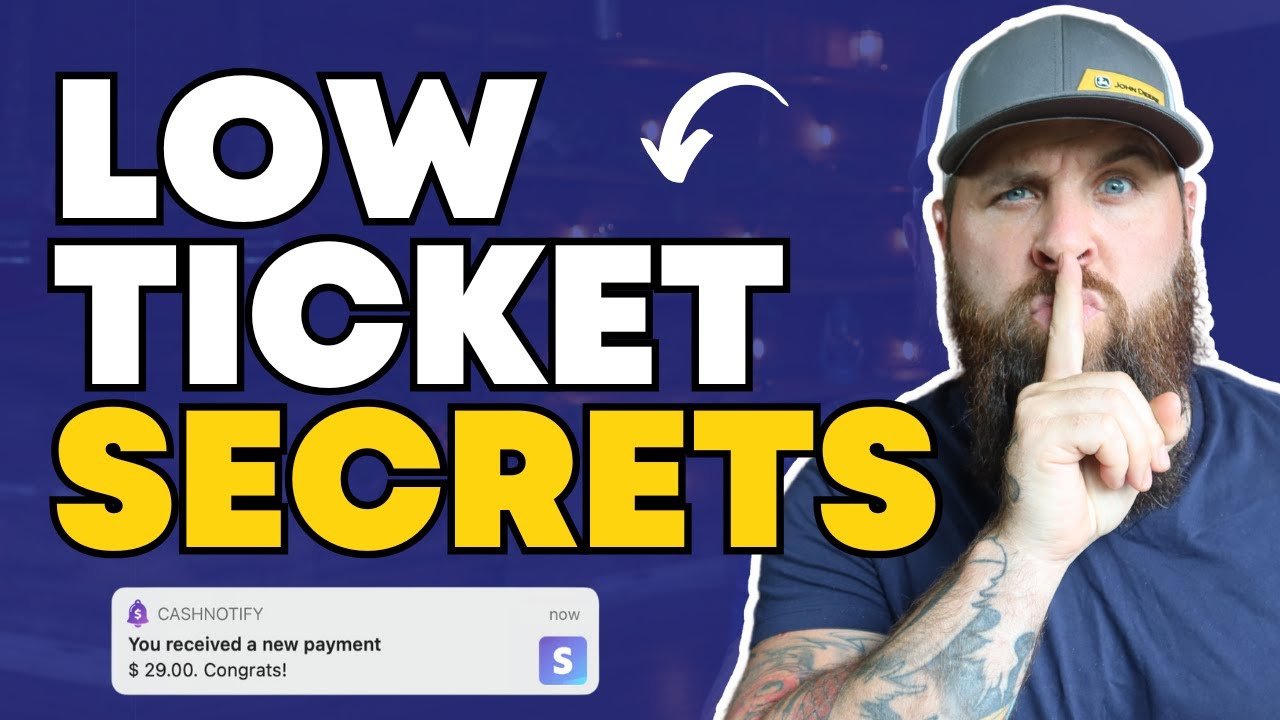 3 TRICKS For Selling Low Ticket Digital Products Online