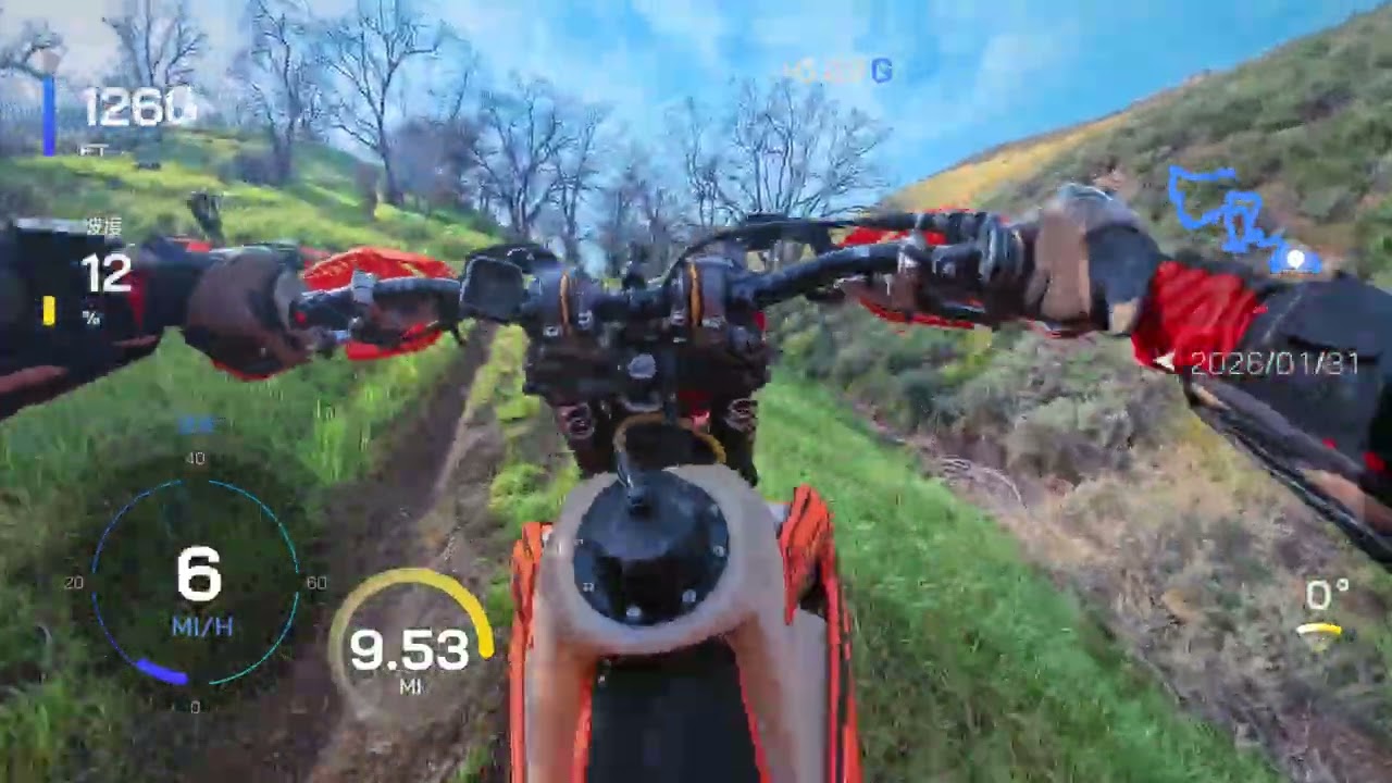 Sat Jan 31, 2026 - @Darrel Z riding technical, off-camber, and sketchy Side-hilling…