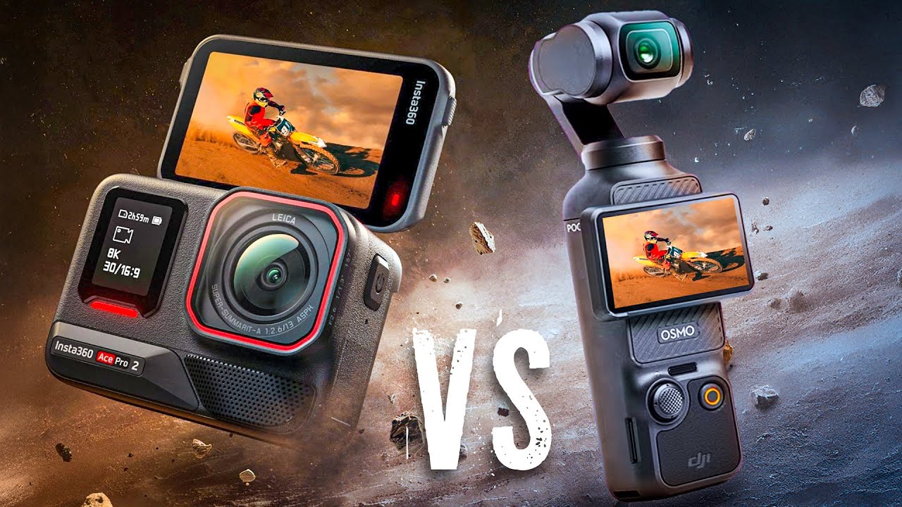 Новый король видеоблогов? Insta360 Ace Pro 2 против DJI Osmo Pocket 3