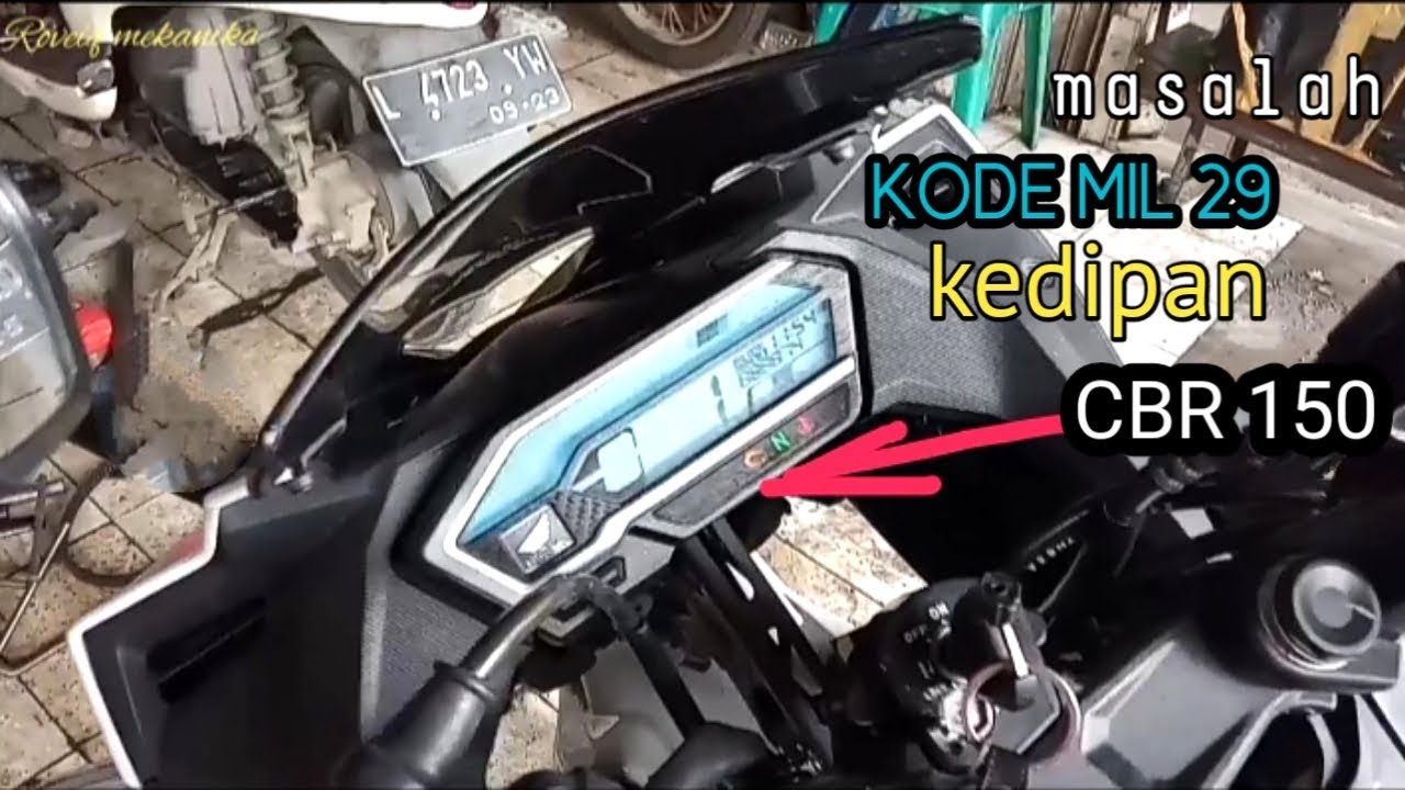 Kode mil CBR 29 kedipan lihat ini dia kerusakanya#Roveiq mekanika