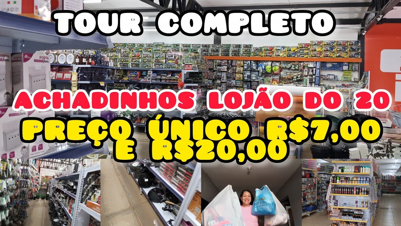 ACHADINHOS NA LOJA DE R$20 E R$7 +TOUR PELAS LOJAS /VALE A PENA?