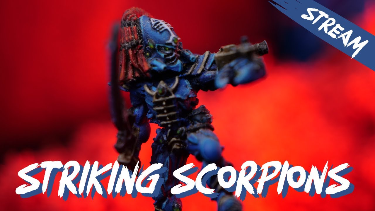 Painting Striking Scorpions and Karandras
