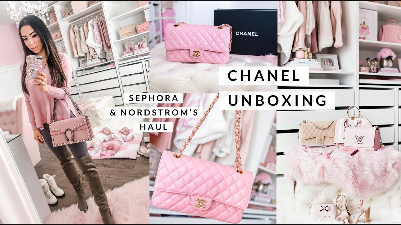 CHANEL BAG UNBOXING! NORDSTROMS AND SEPHORA HAUL!💕 SLMissGlam