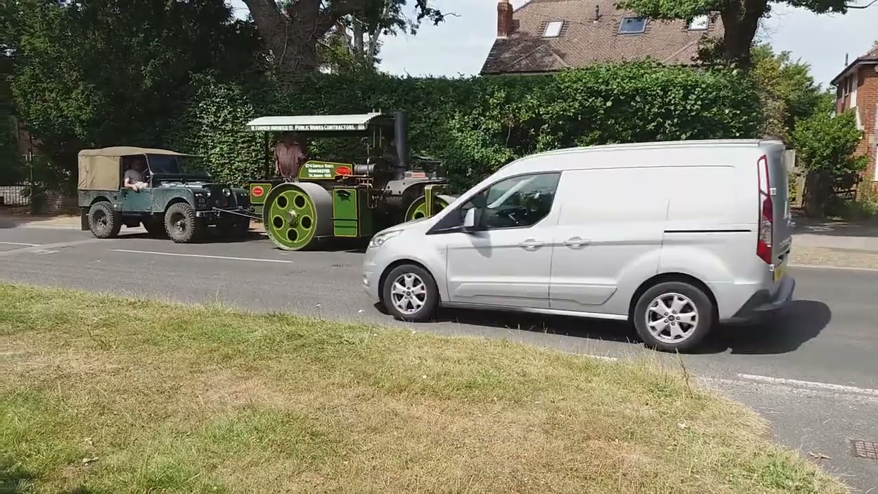 Traction Engine Road roller.