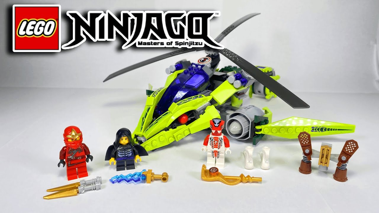 Lego NINJAGO Set 9443 Rattlecopter Review (2012)