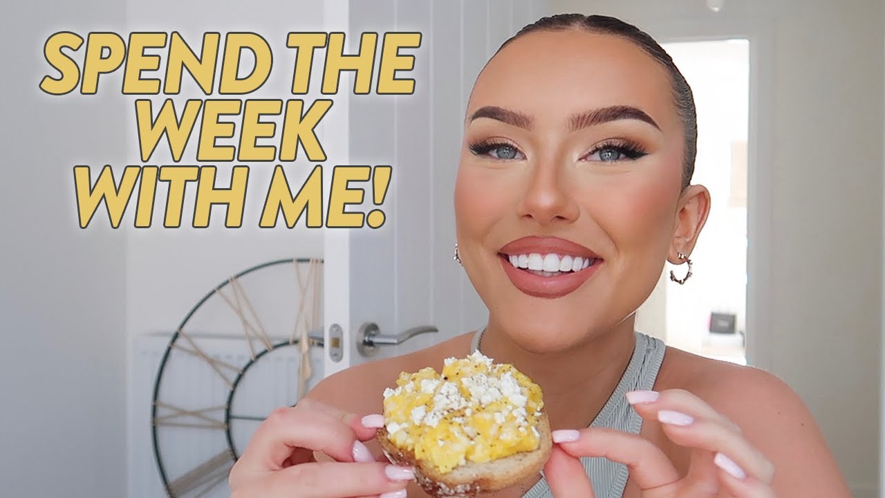 SPEND THE WEEK WITH ME! a busy week of decorating, cooking & prepping for holiday! 🥳 | Hannah Renée