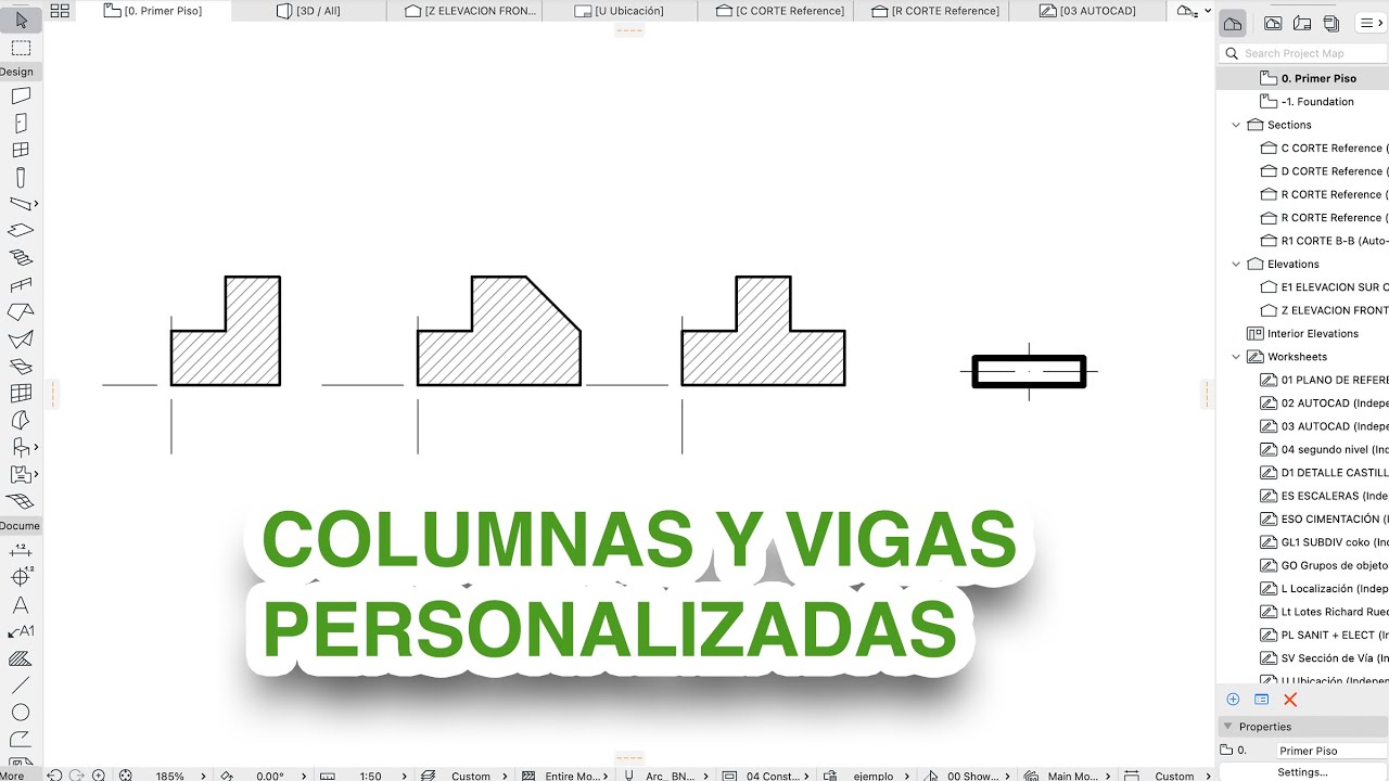 🔧 Cómo crear PERFILES COMPLEJOS en Archicad 🏗️ | Guía rápida y clara ⚡ #archicad28