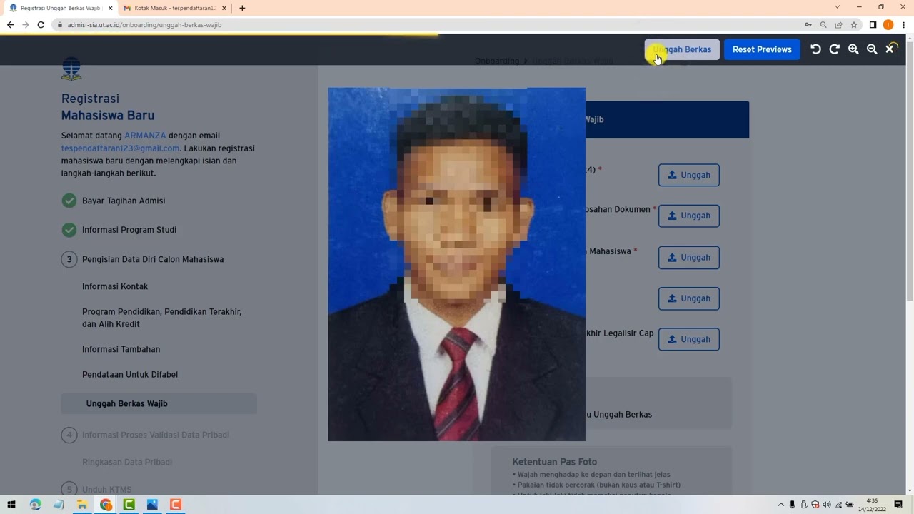 Panduan Pendaftaran Mahasiswa Baru