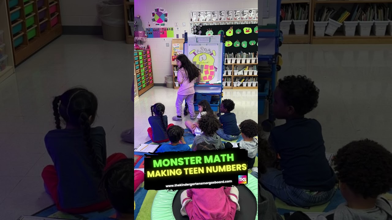 Kindergarten Math Lesson:  Making Teen Numbers