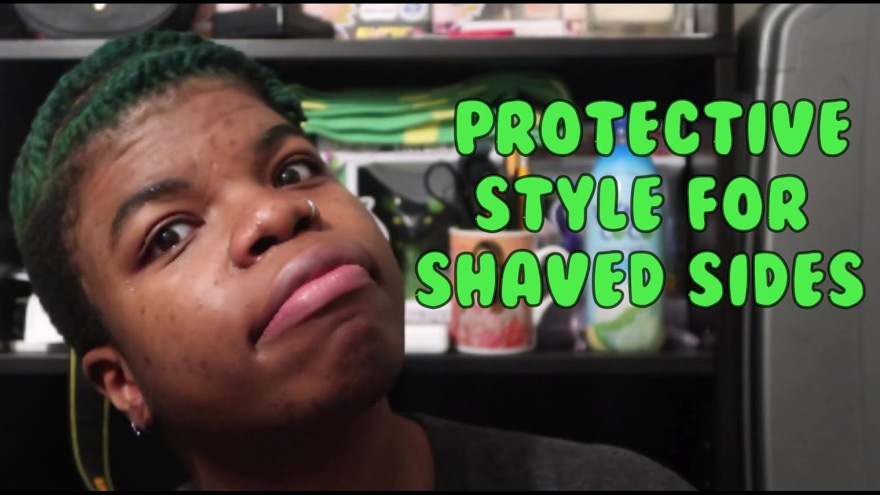 Protective Style For Shaved Sides: Flat Twist
