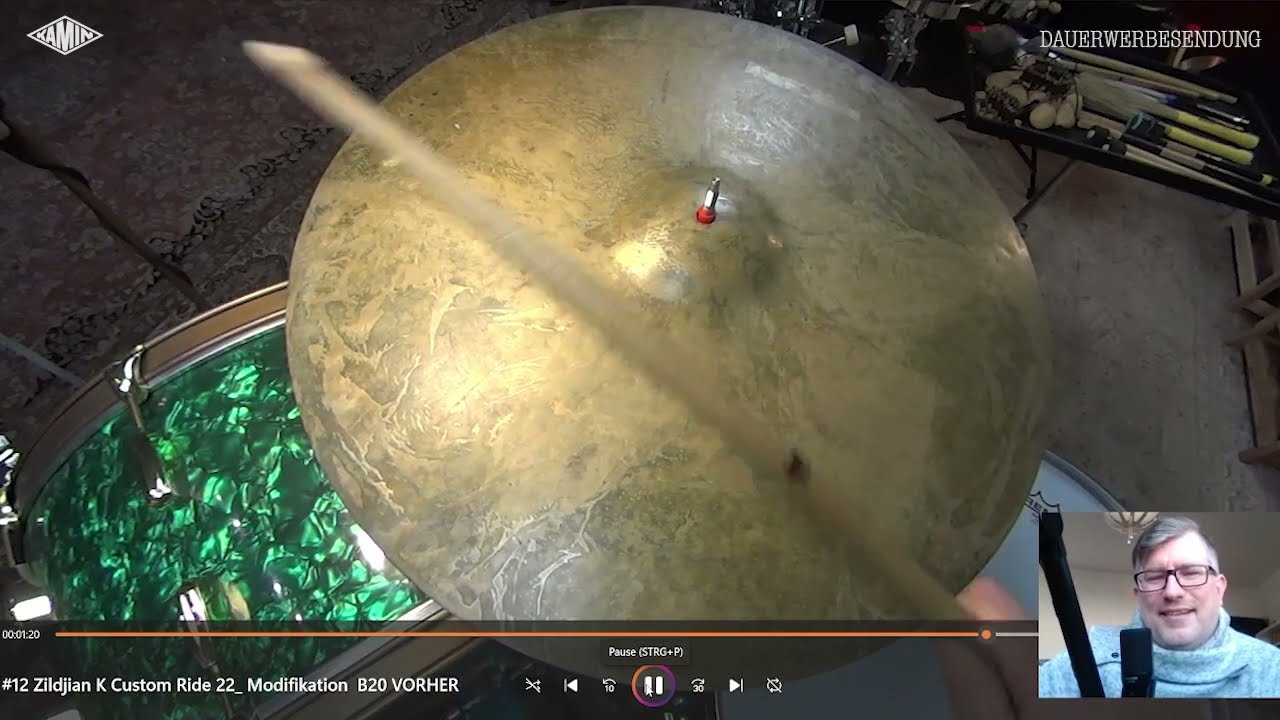 Cymbal Modifikationen im Schnelldurchlauf - UFIP, ISTANBUL, AGEAN, ZILDJIAN | #kamincymbals