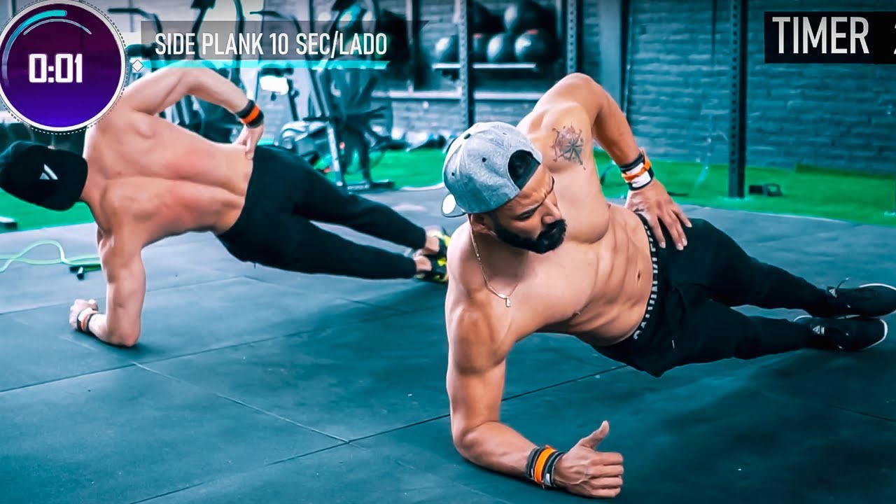 La V Del Abdomen En 5 MINUTOS - Abs & Cardio Tabata workout