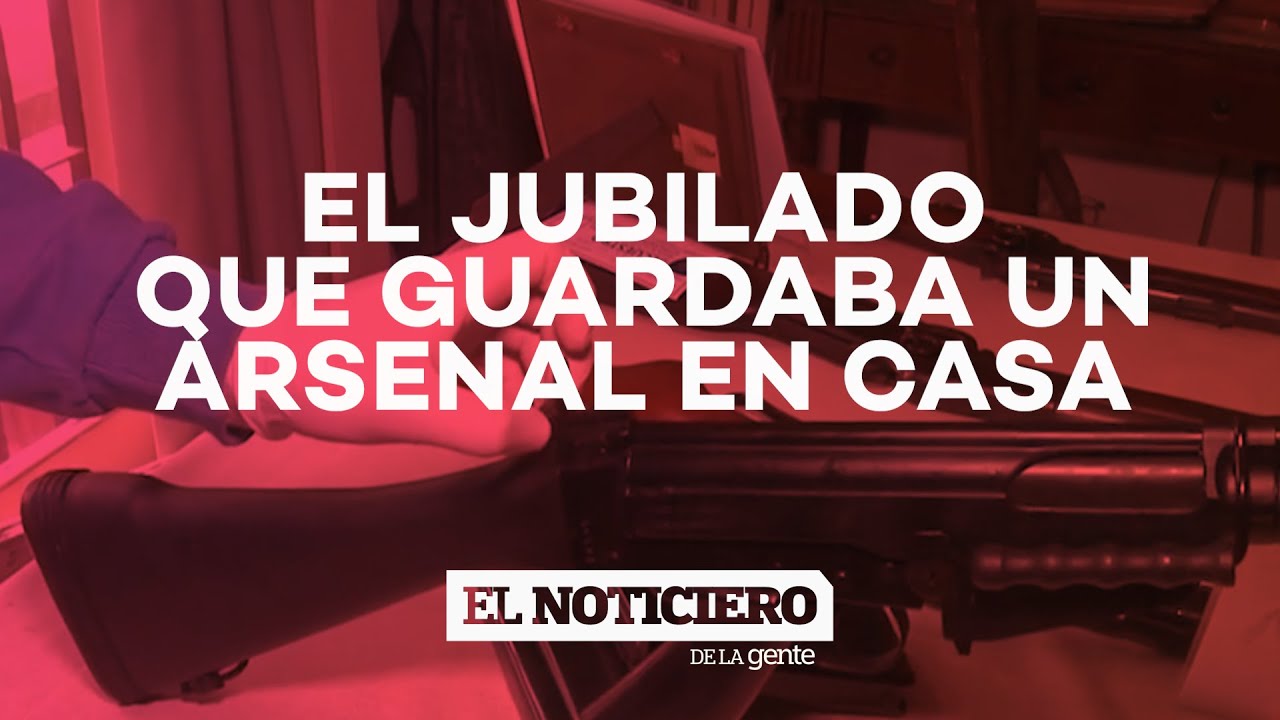 Tiene 79 AÑOS, GUARDABA un ARSENAL en CASA y lo ALLANARON: DICE ser COLECCIONISTA - 