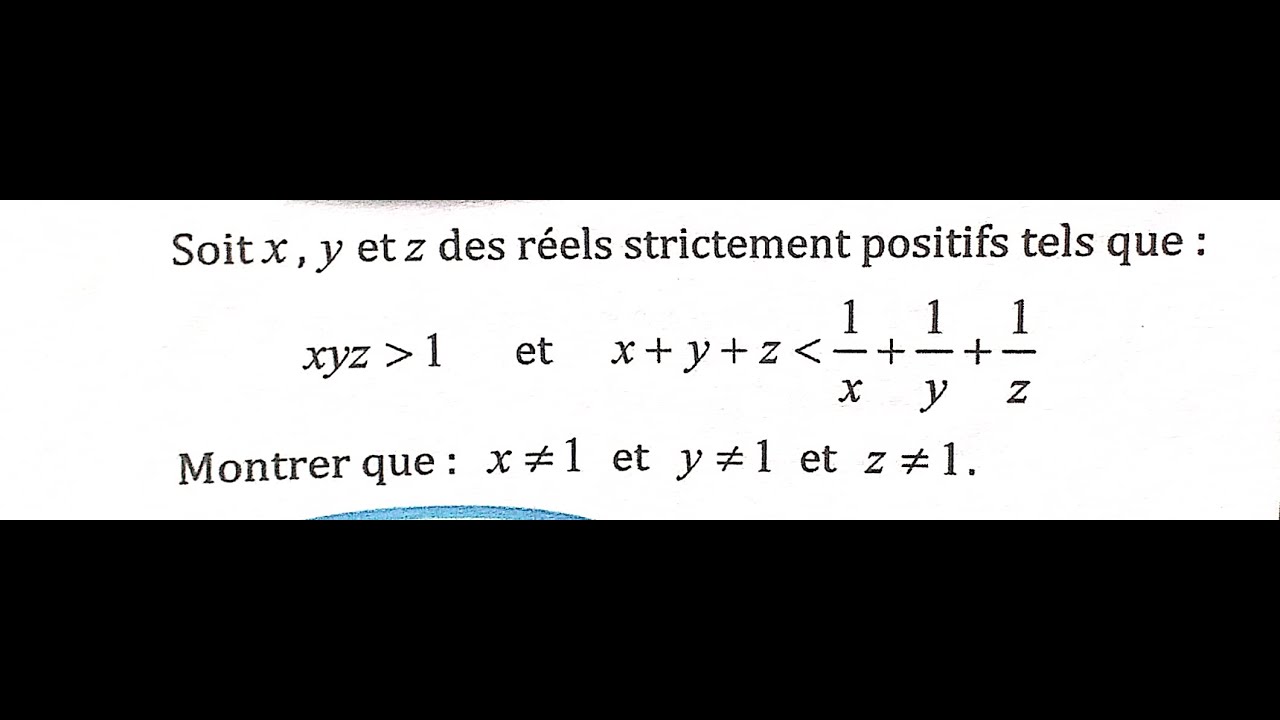 Notions de logique Al moufid 1SM Exercice 34