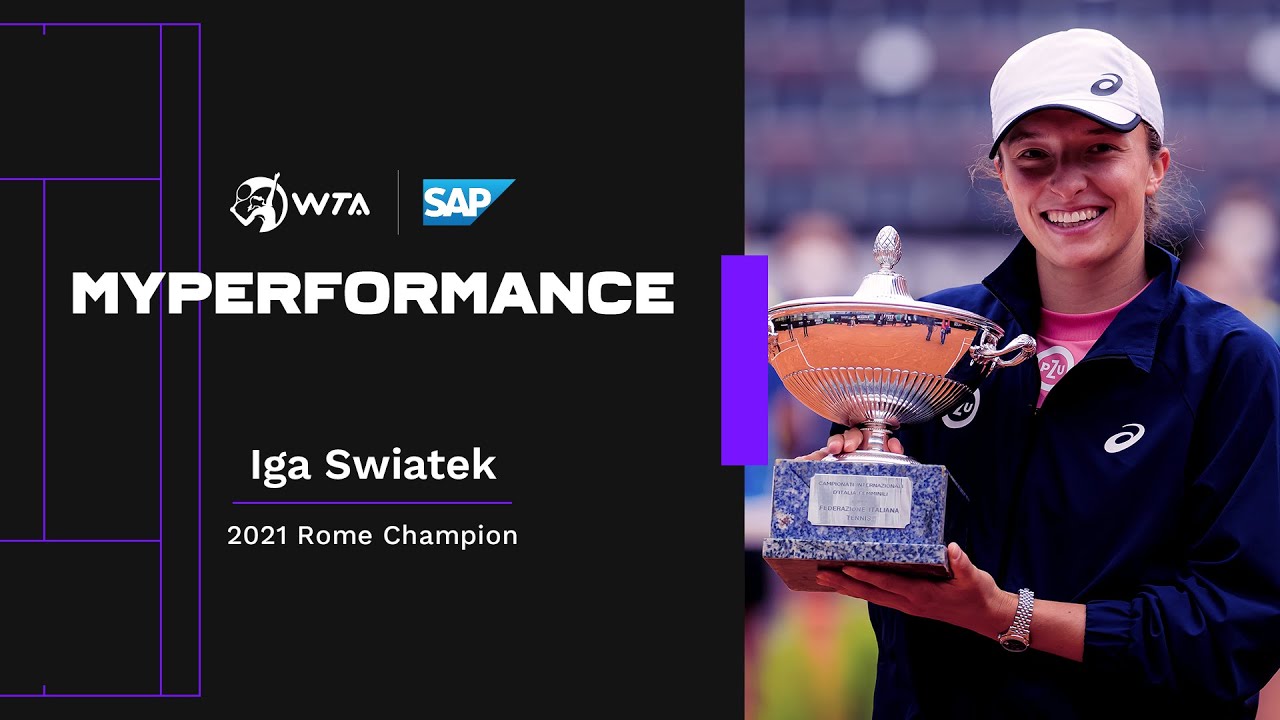 My Performance: Iga Swiatek talks about winning the 2021Rome title