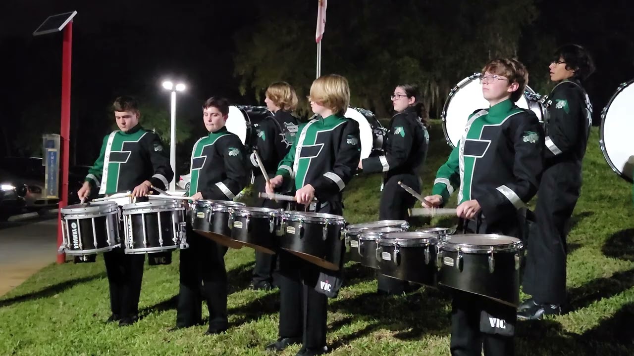 Flagler Palm Coast High School, Drumline  Holiday concert.  Caden Fingerhut 9th grade, on Quads