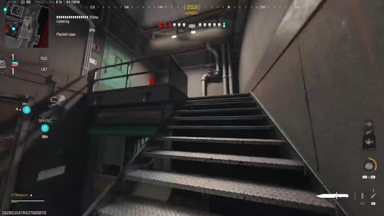 MW3 SND using AW with stick drift and lag