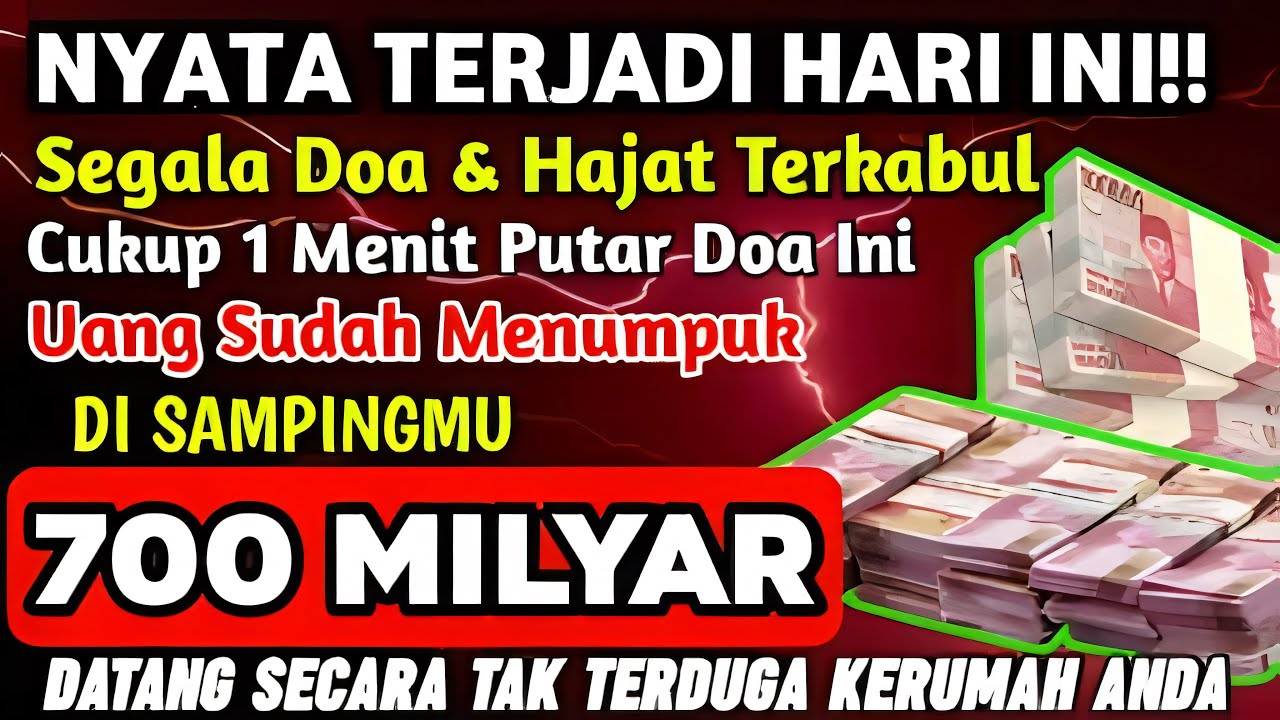 TERBUKTI!! AYAT PALING SAKTI , DOA NABI SULAIMAN, DOA CEPAT KAYA, PEMBUKA REZEKI, DOA NABI SULAIMAN