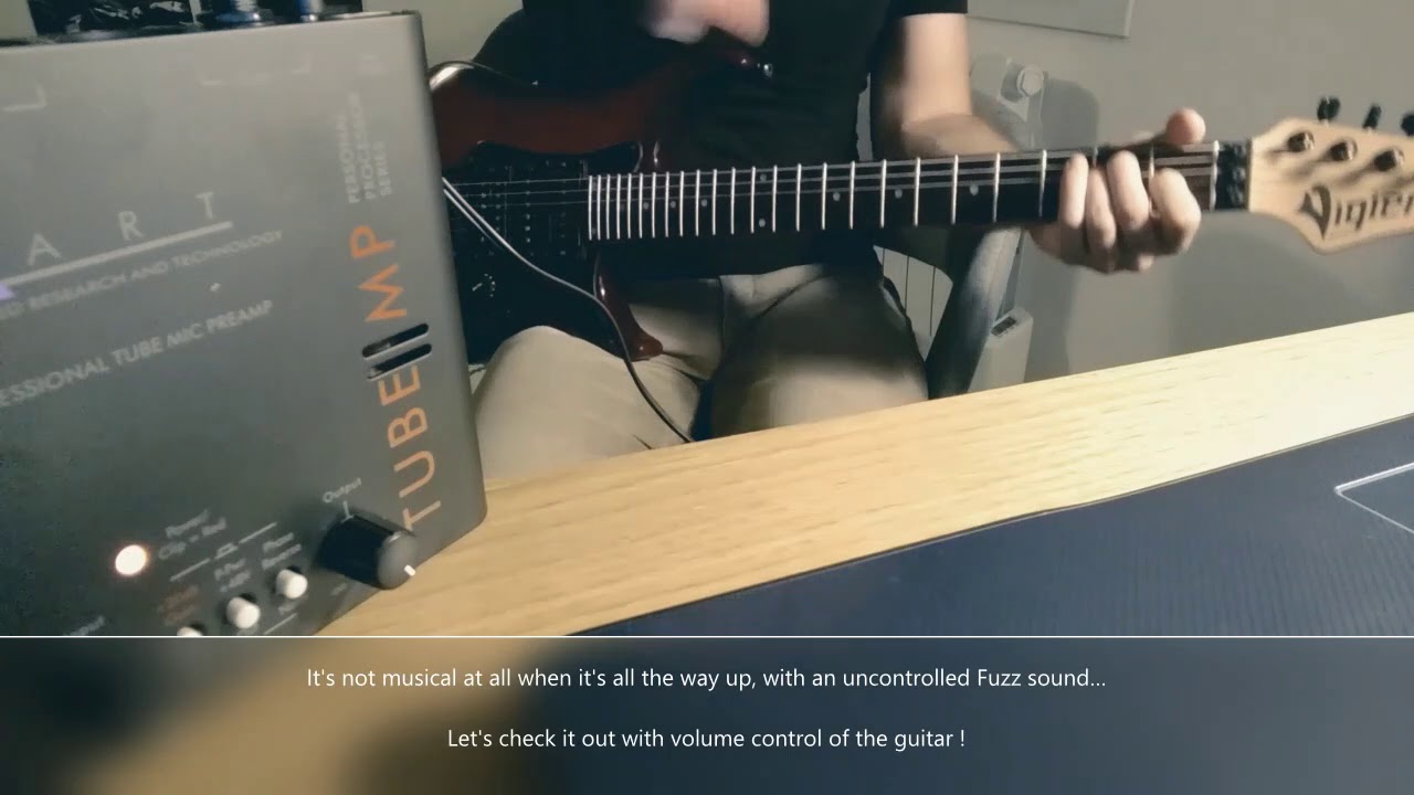 Using a Art Tube MP as a guitar preamp ?