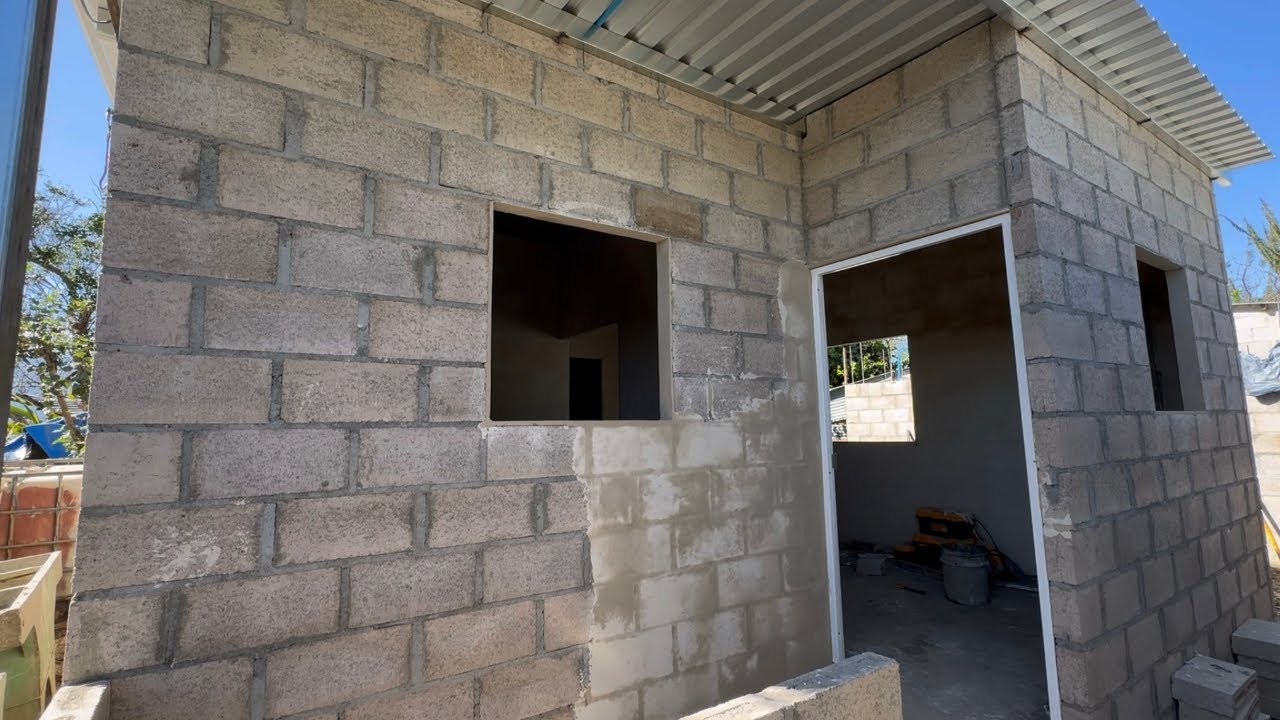 🔵Día 2, colocación de decoblock en la NUEVA CASA de William y familia/Donación CASA #55 El Salvador