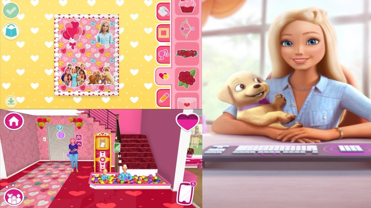 Barbie Dreamhouse Adventures - Valentine's Card - Android Games for Kids | BUDGE STUDIOS