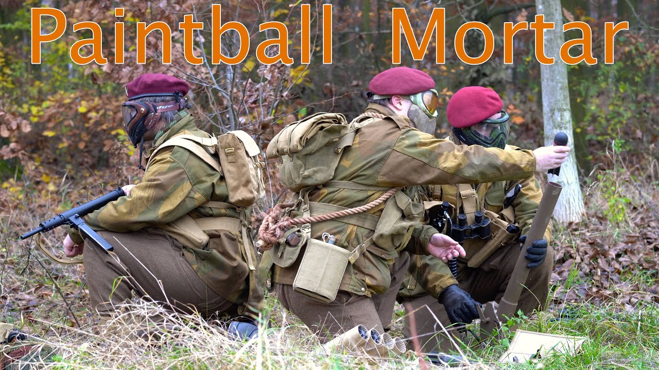 Paintball mortar demonstration