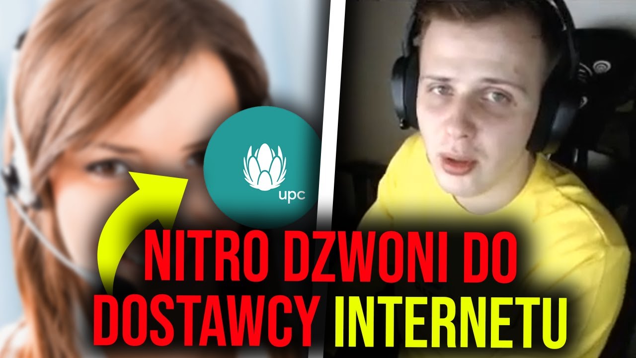Nitro dzwoni do UPC bo ma problem z internetem!