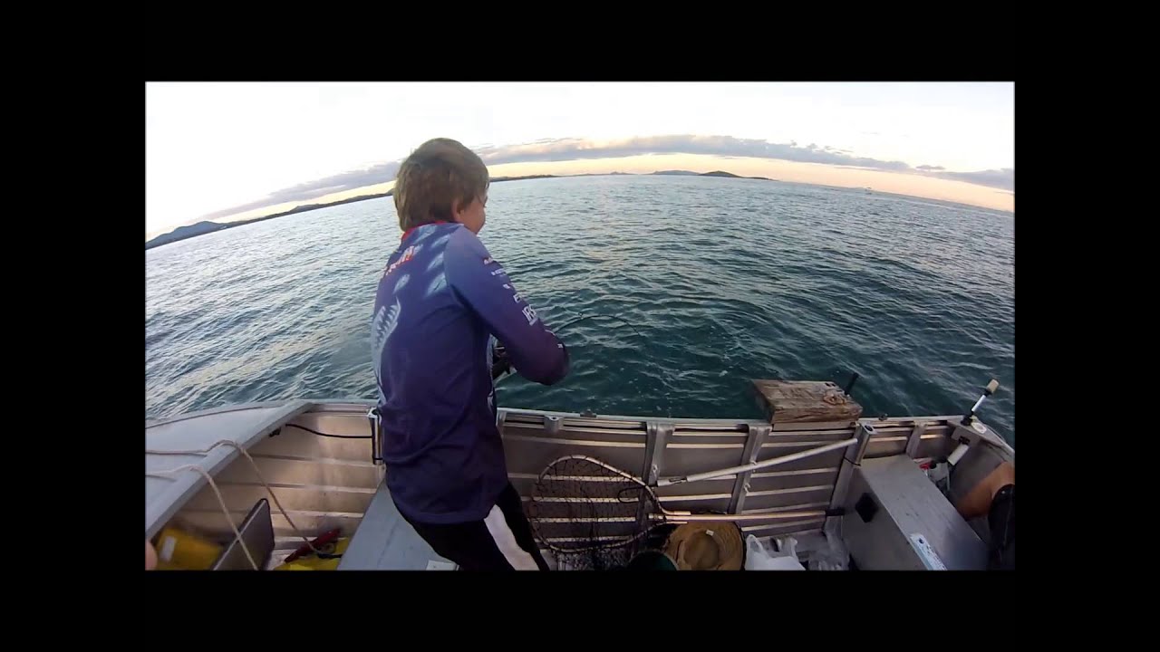 Fishing a local reef.