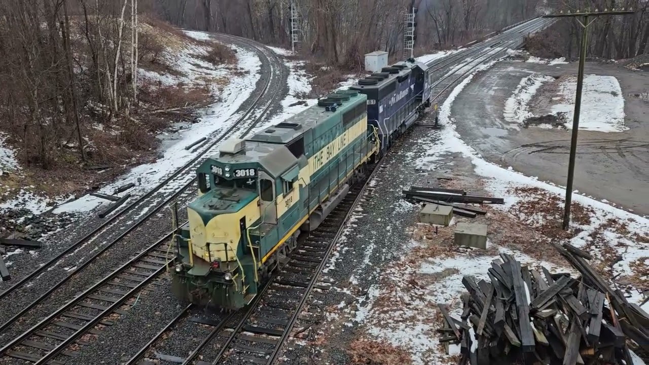 Railfanning East Deerfield yard  January 2024