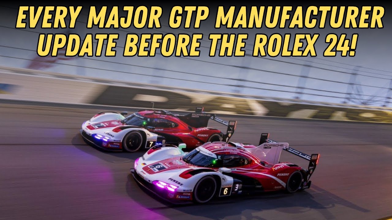 EVERY MAJOR UPDATE FOR THE 2026 ROLEX 24 GTP FIELD!