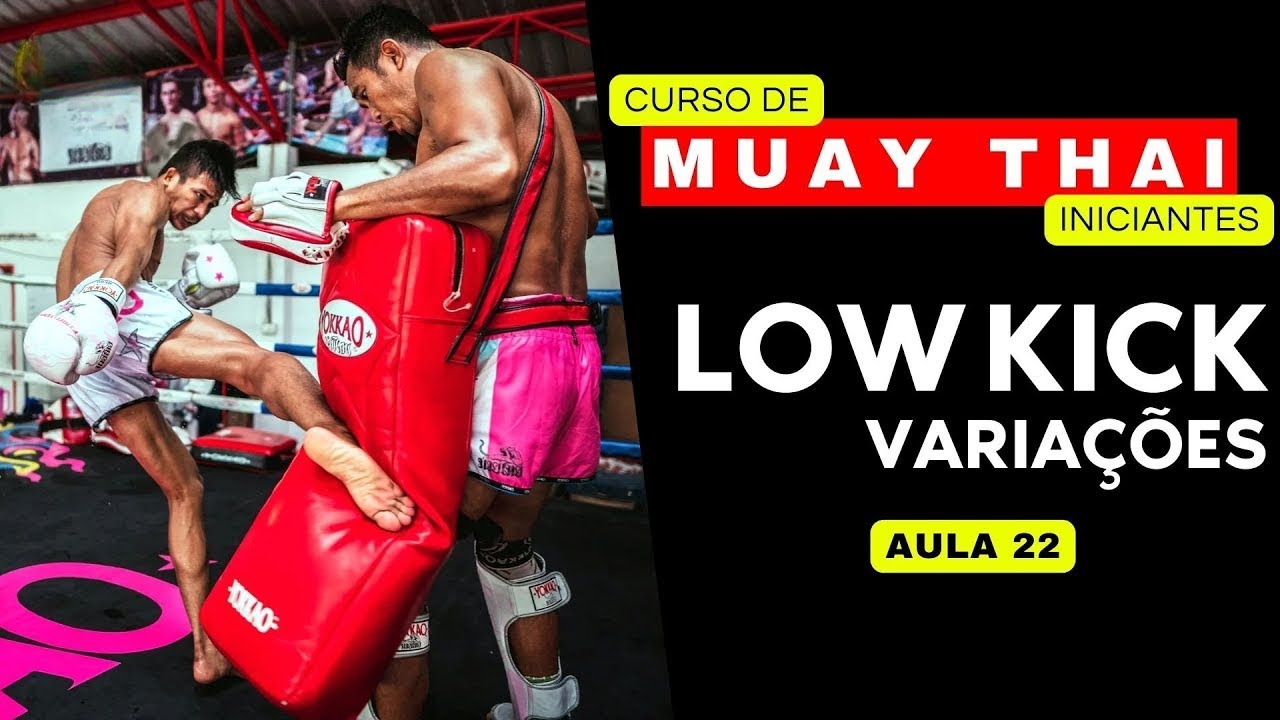 Variações do chute na perna no treino frente à frente | MUAY THAI INICIANTE - AULA 22