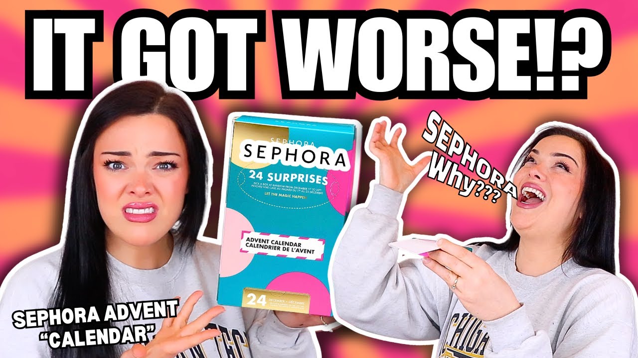 SO BAD IT'S NOT EVEN A CALENDAR!? | Sephora Advent Unboxing (Advent #12)