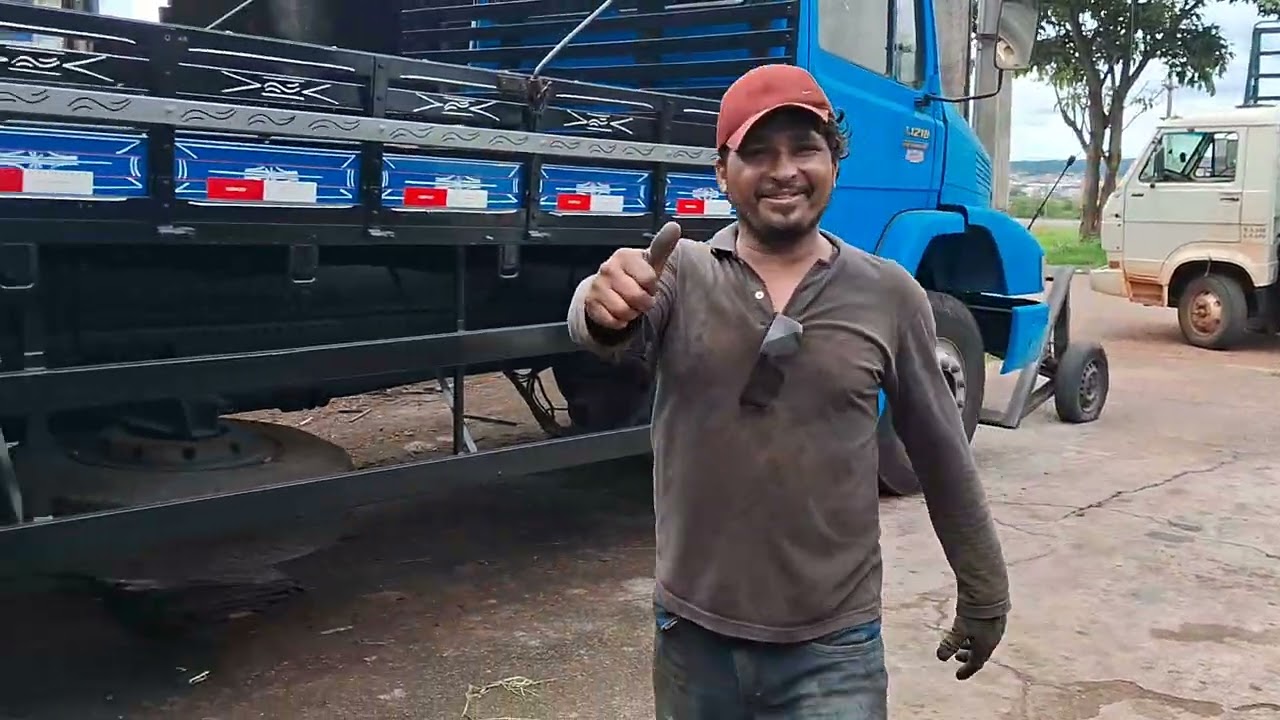 Vim buscar o caminhão  na Fábrica de Carrocerias. Santa Luzia obrigado a empresa 