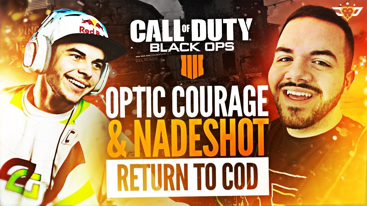 OPTIC COURAGE AND NADESHOT RETURN TO COD! - LIVE REACTION TO BLACK OPS 4!