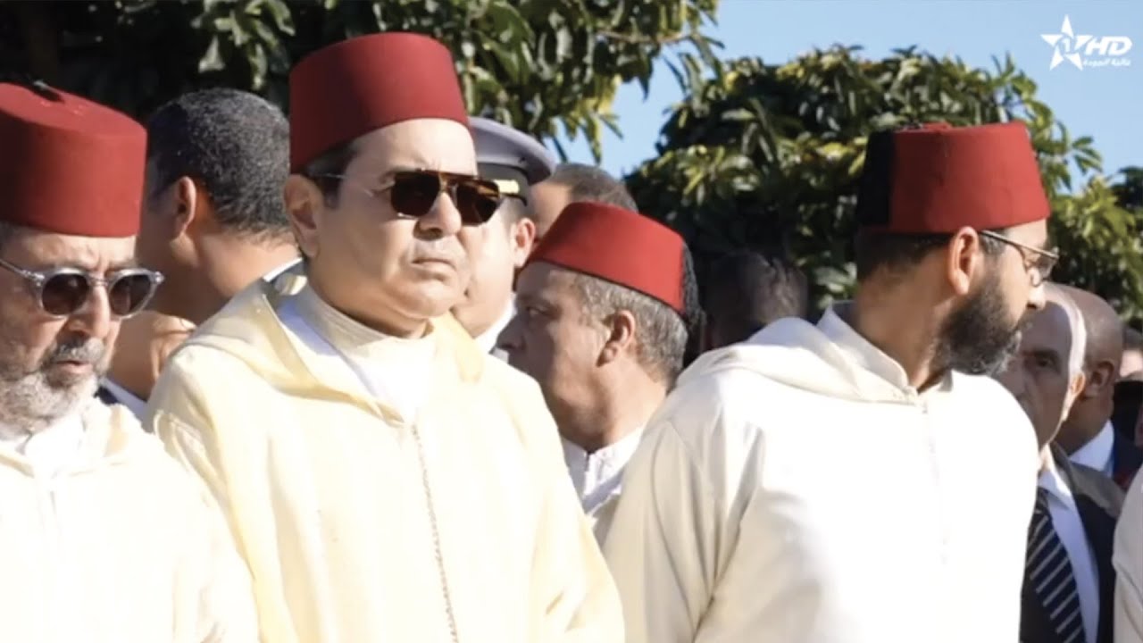 تشجيع جثمان الراحل محمد بنسعيد آيت إيدربحضورصاحب السمو الملكي الأمير مولاي رشيد