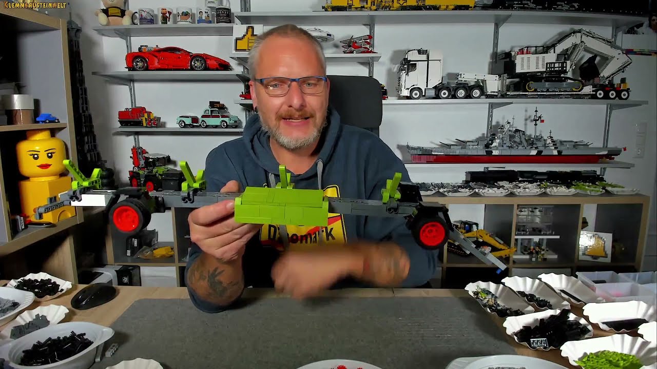 5,3Kg geniales Design.  Moc 71485 Claas Lexion 8900 Mähdrescher von Kneisibricks  Teil 1