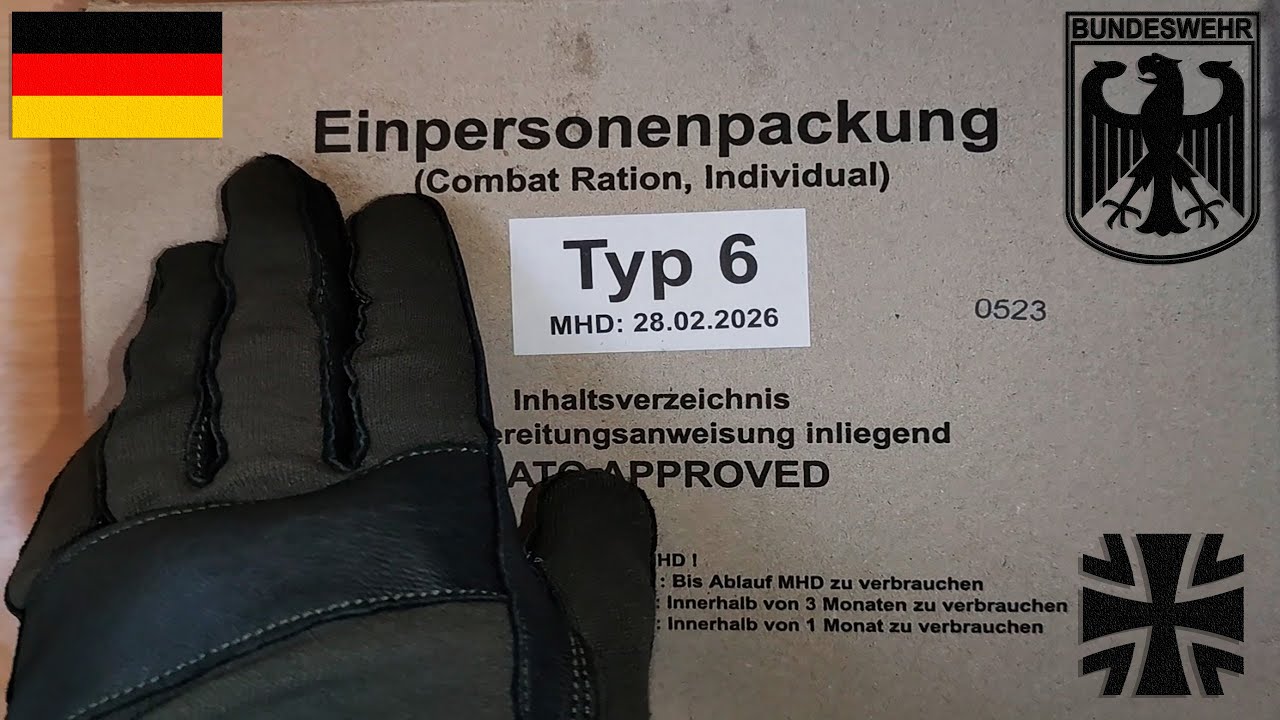 Einpersonenpackung Typ 6 (German MRE, Combat Ration) 🇩🇪