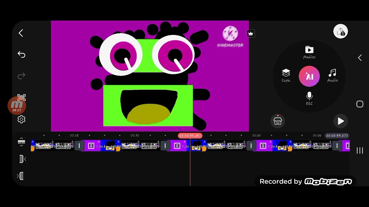 How To Make Klasky Csupo Robot Logo Effects KineMaster And Capture