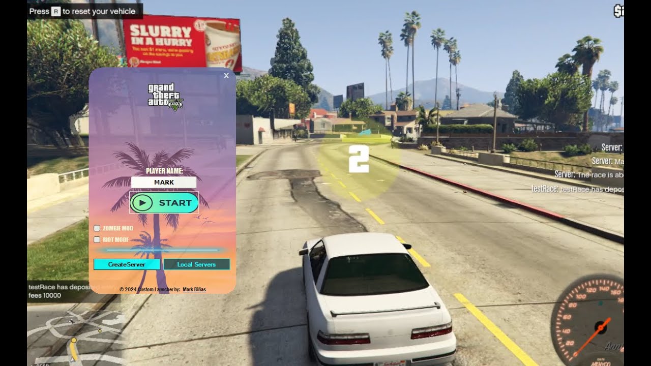 GTAV-RageCoop launcher with auto connect