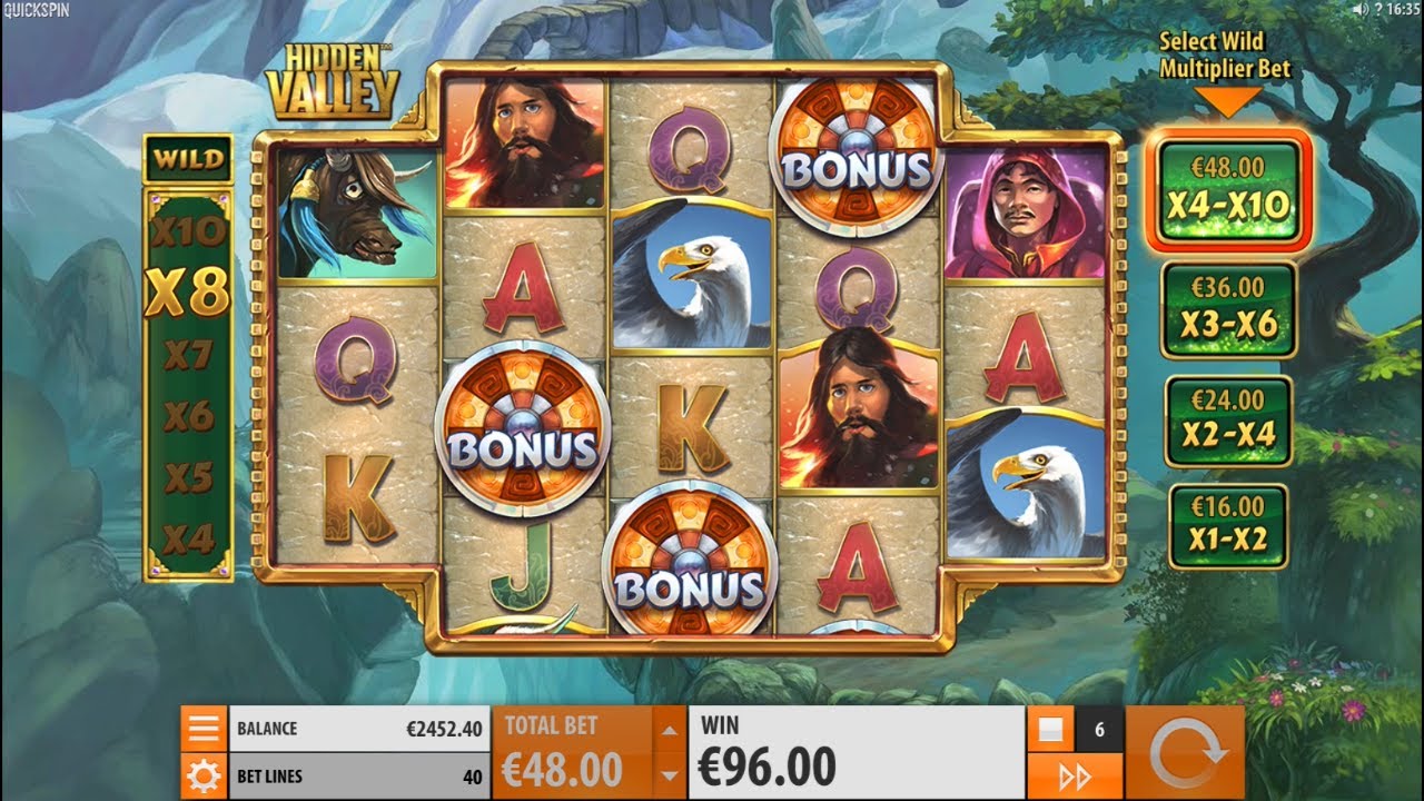 Hidden Valley Bonus Feature (Quickspin)