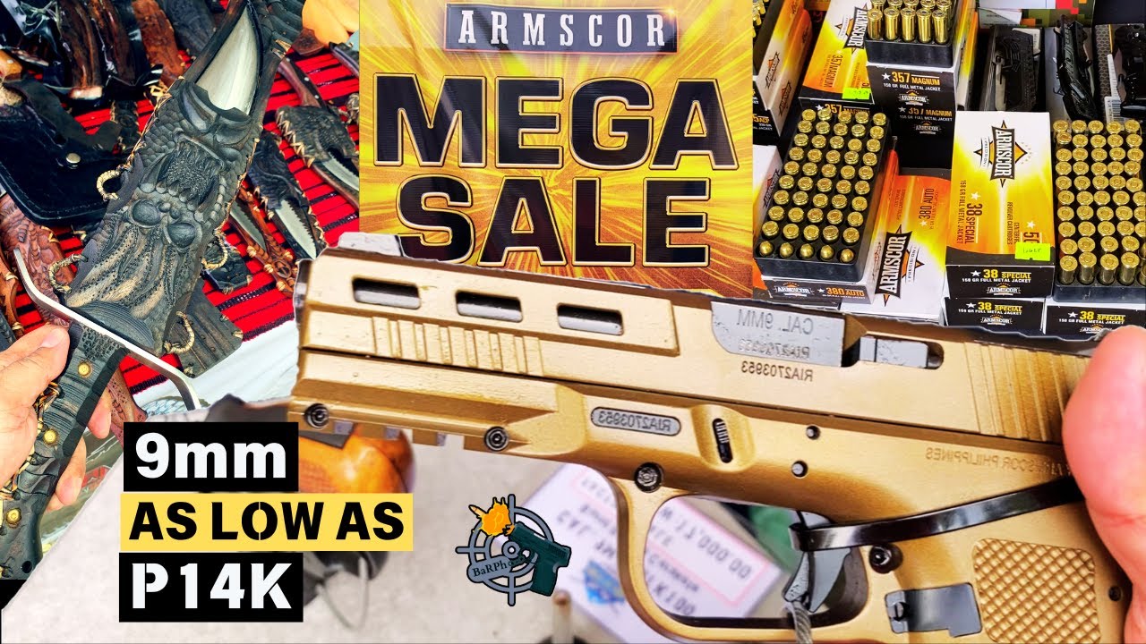 GUNS, AMMO, BLADES (ARMSCOR MEGA SALE 2025)