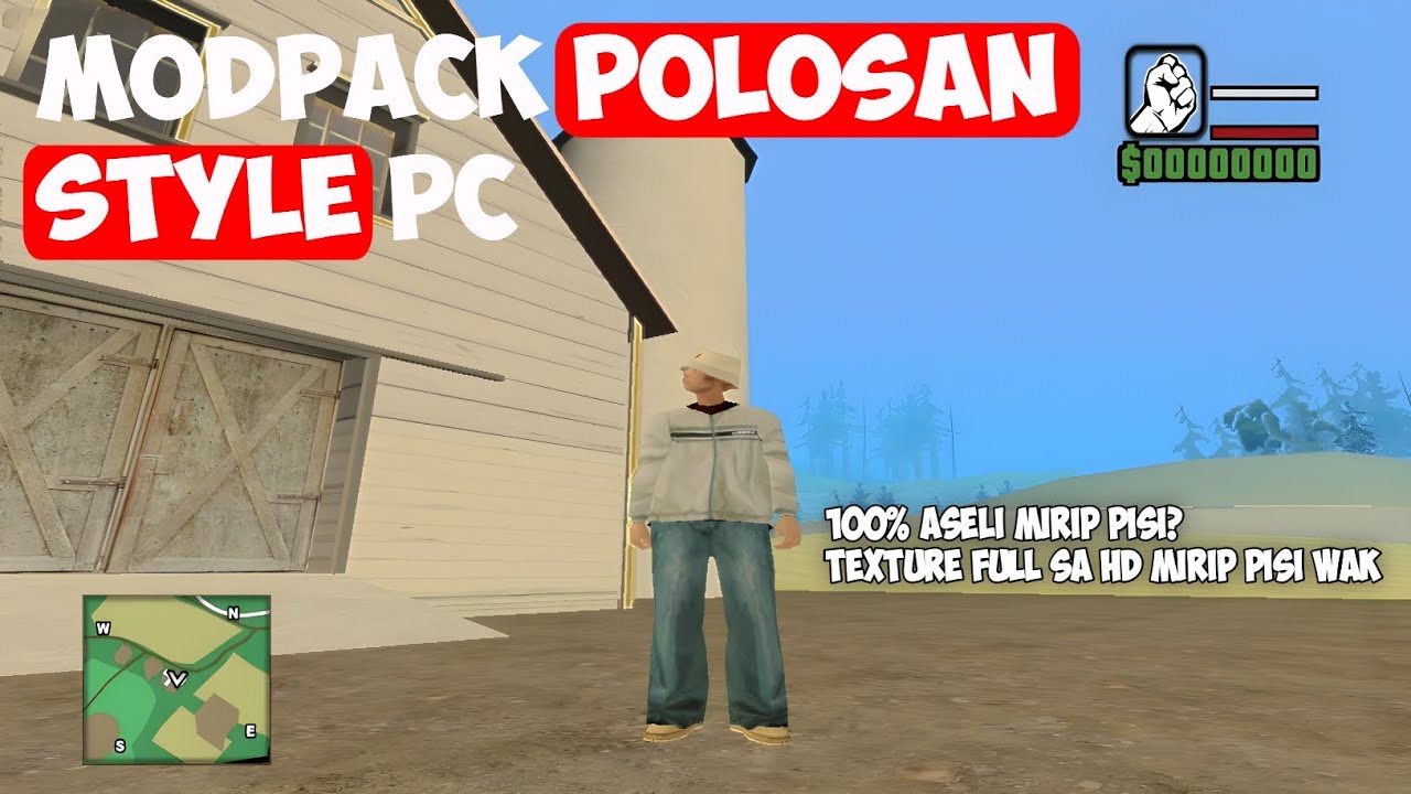 MODPACK POLOSAN STYLE PISI HD | 100% MIRIP PISI? | GTA SAMP MOBILE